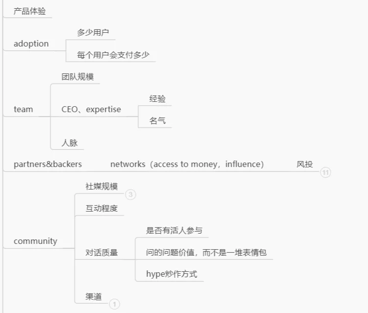 web3投研/项目分析基本框架