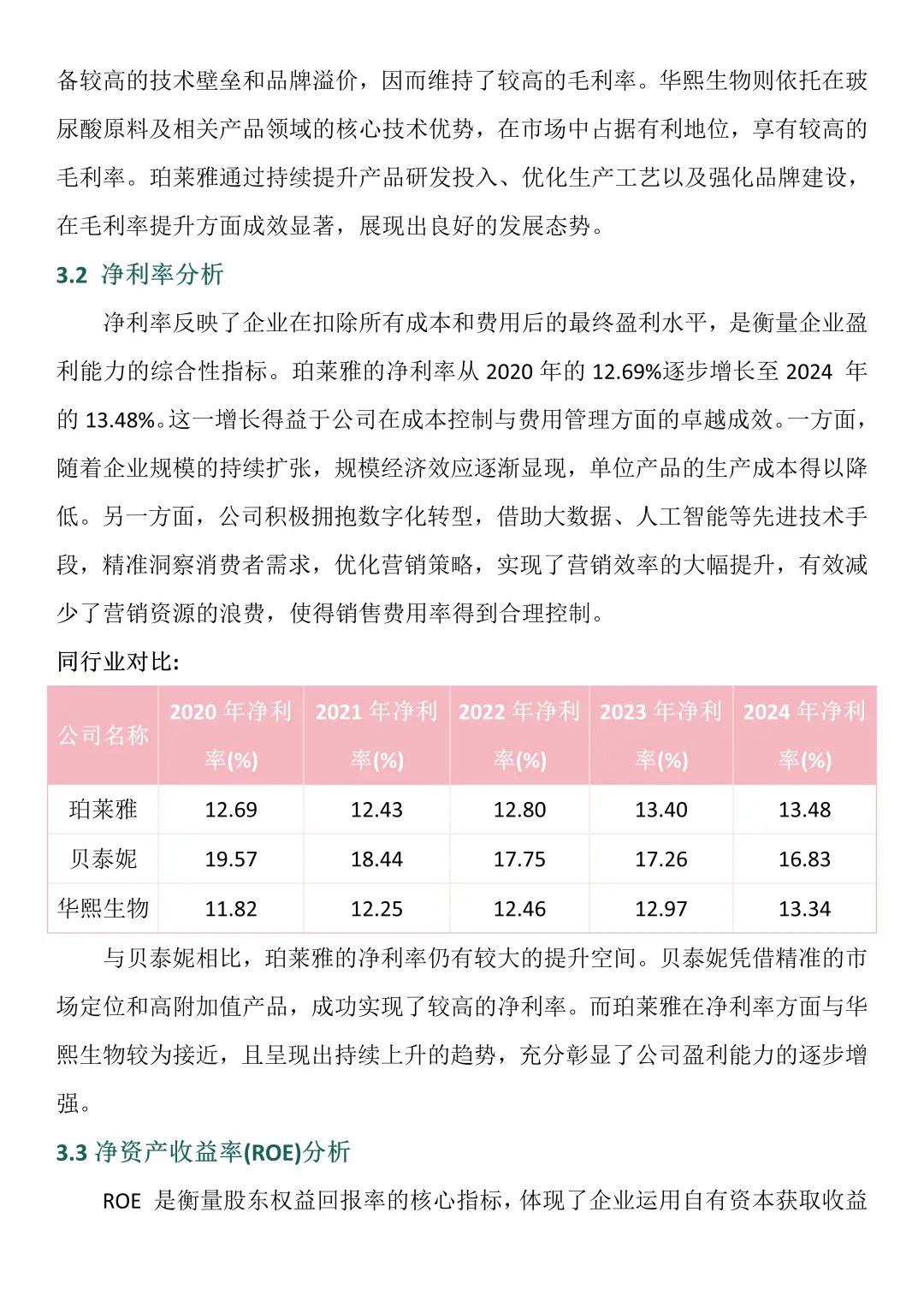 财务报告分析——以珀莱雅为例