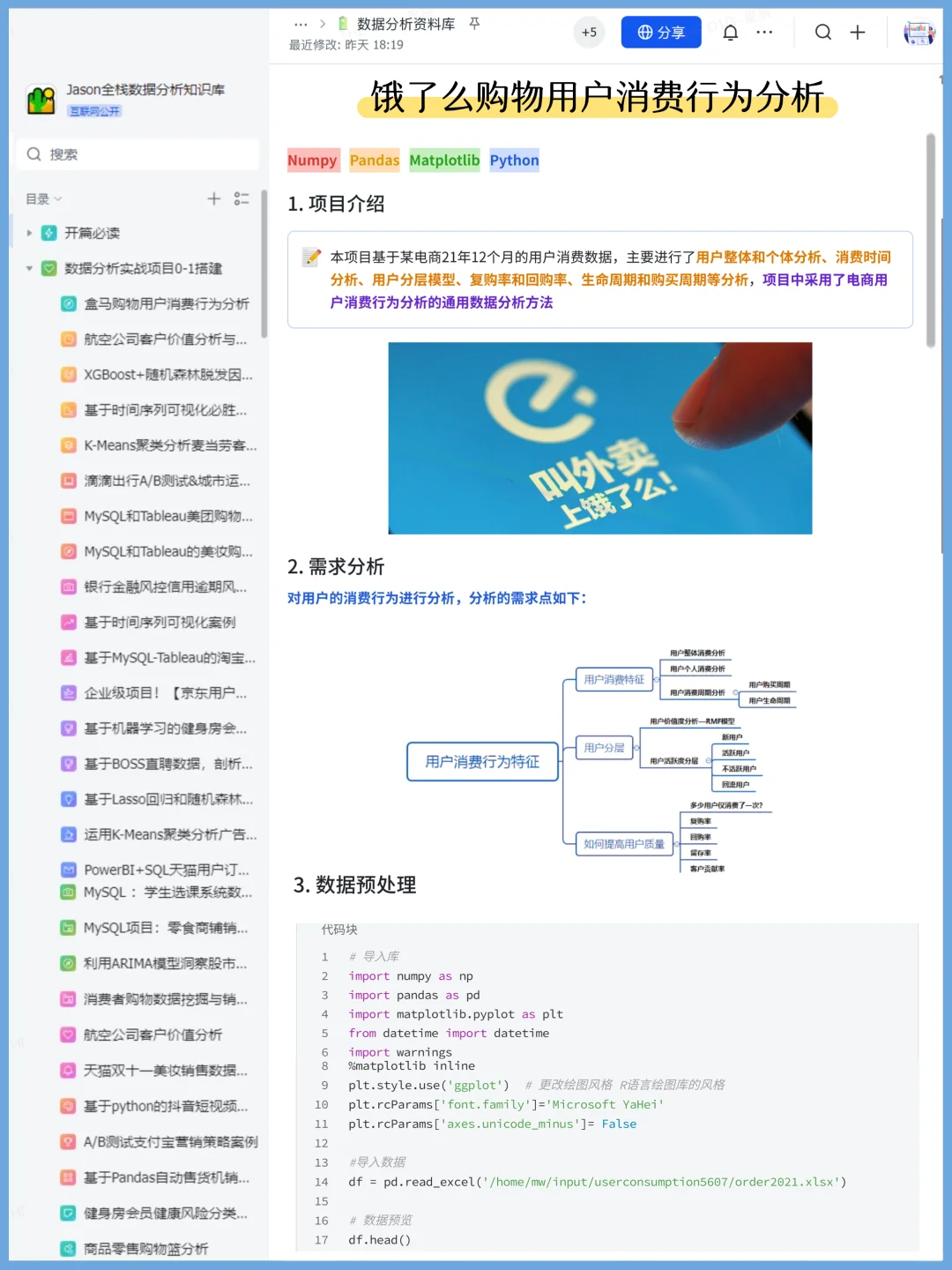 项目详解：饿了么购物用户消费行为分析