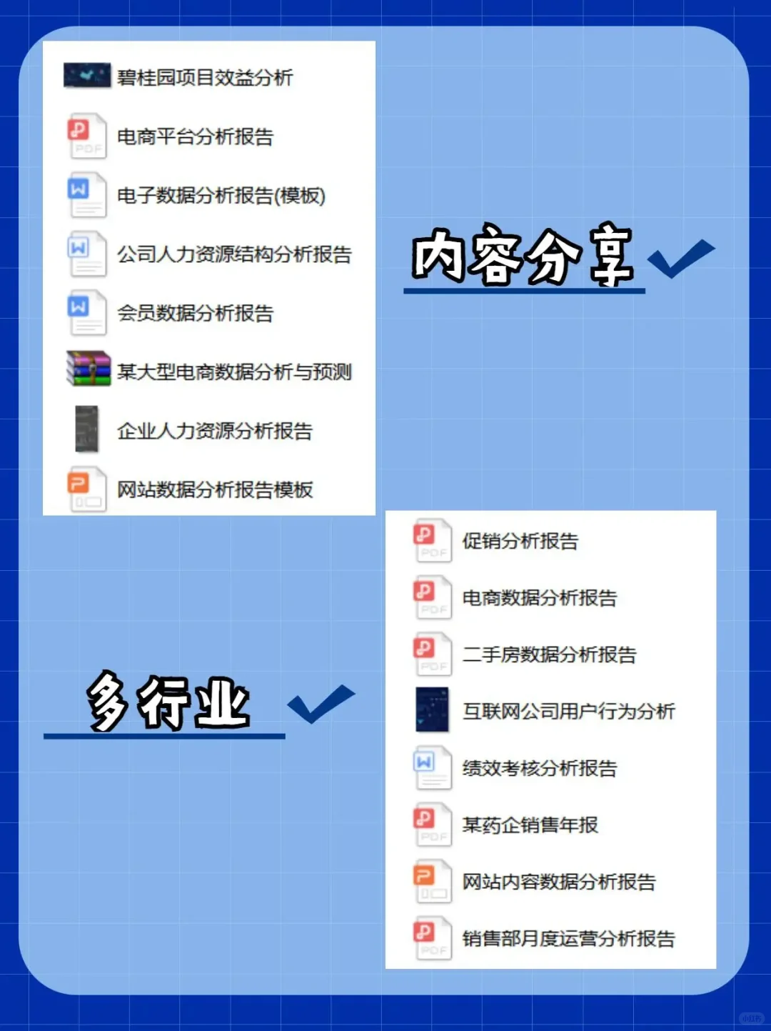 16份数据分析报告！干货满满 🉑️