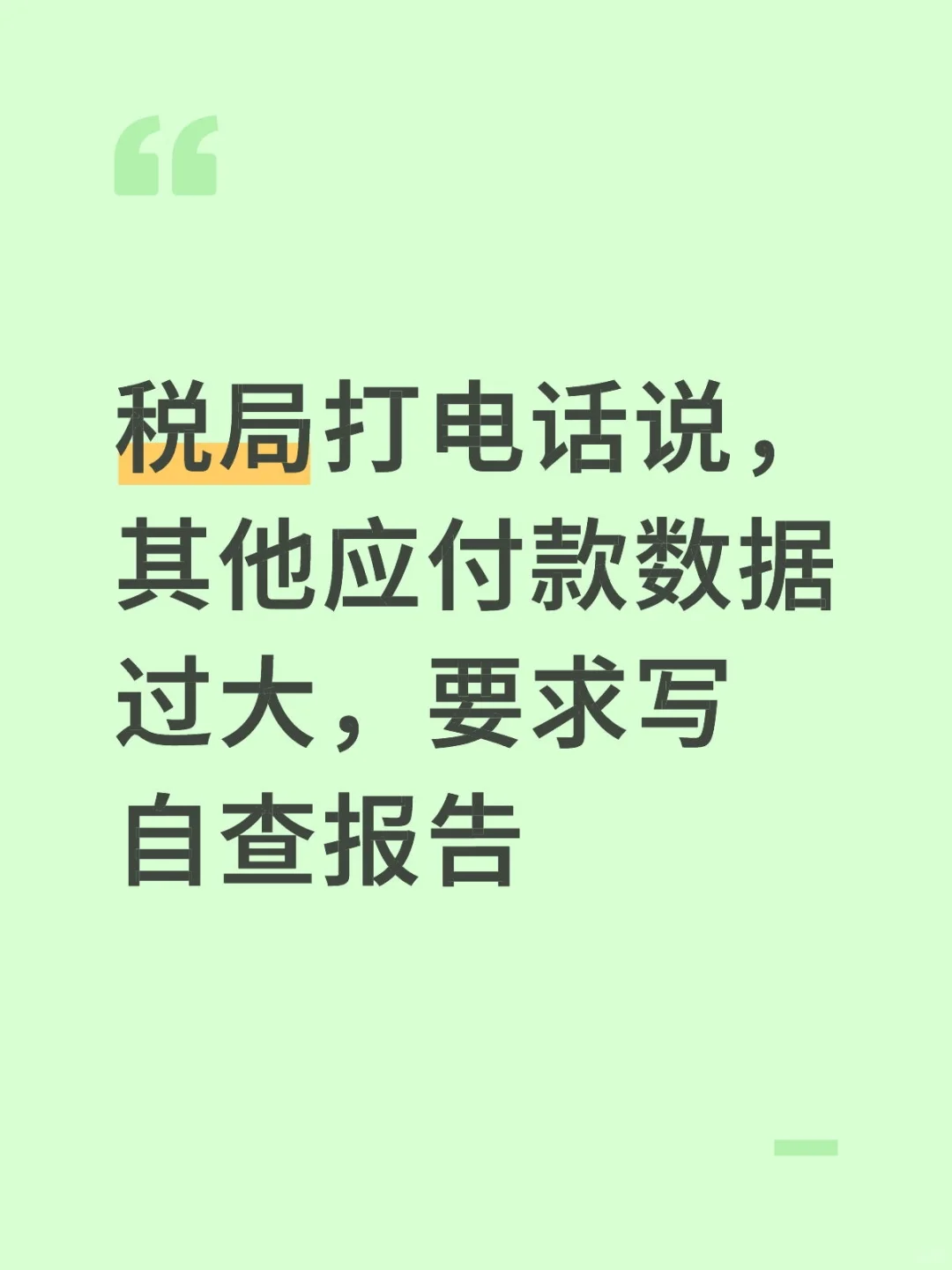 其他应付款数据异常，要求自查