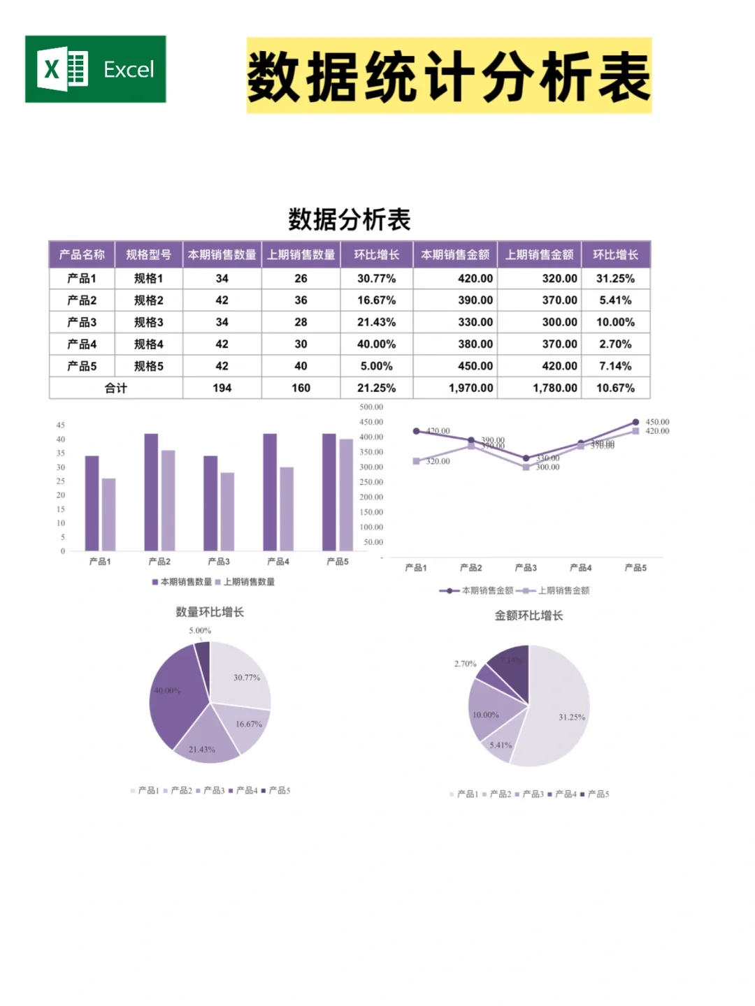 数据统计分析表