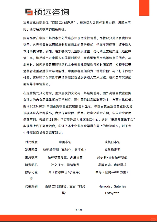 中国高端百货行业行业研究报告