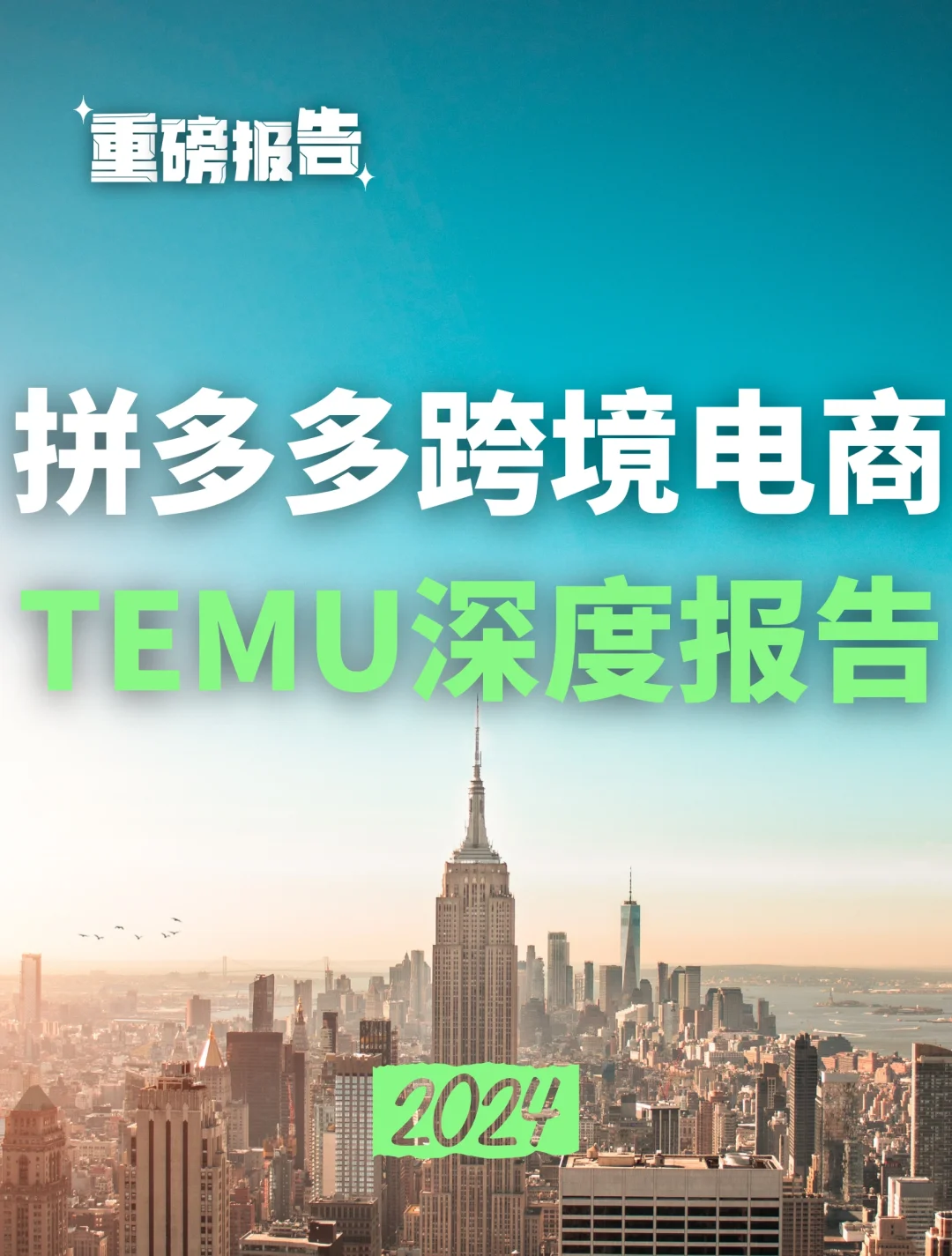2024拼多多TEMU：商业模式、空间展望深度报告