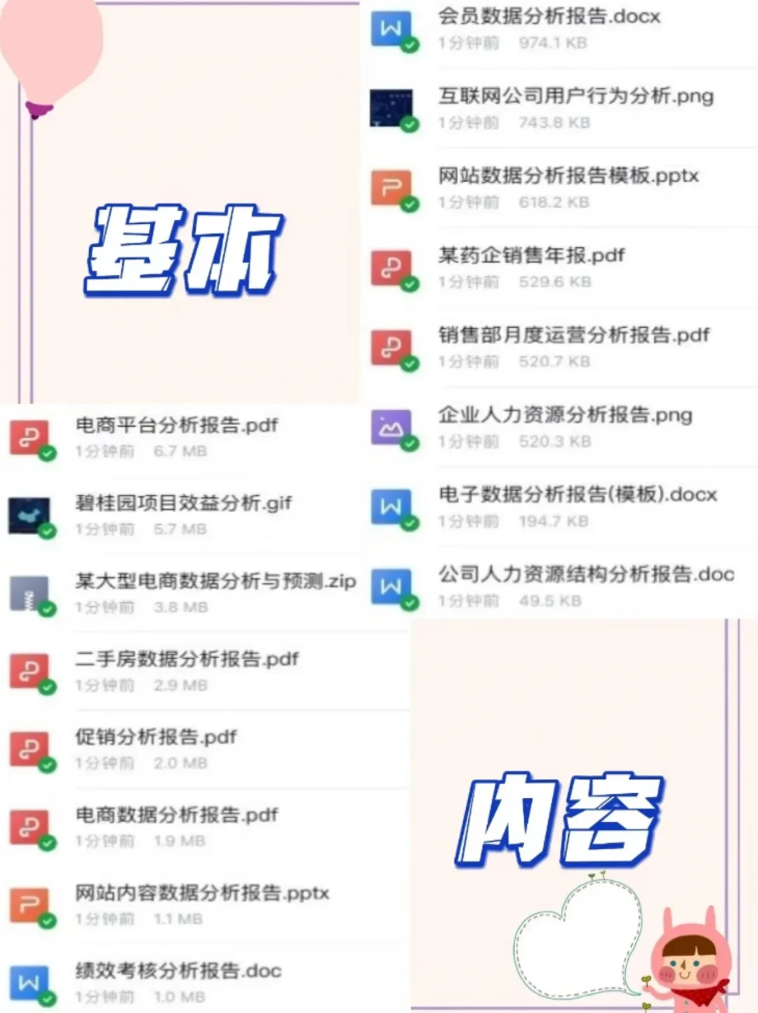 超实用💯16份数据分析报告 快码住‼