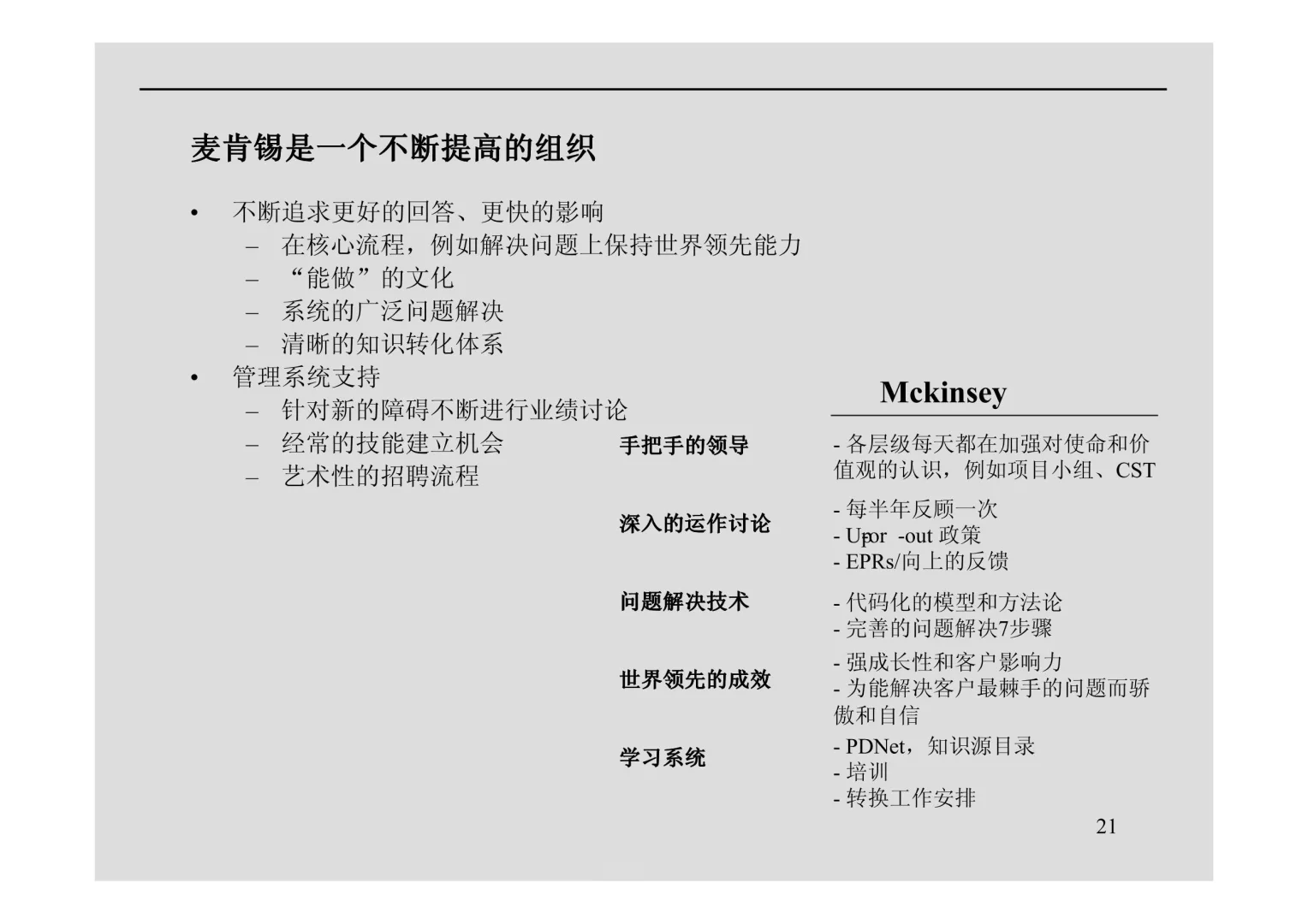 麦肯锡运营行业研究报告