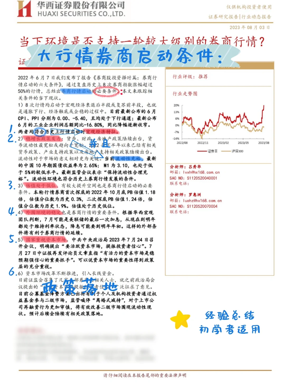 券商行情启动的6大条件|这篇研报帮你总结