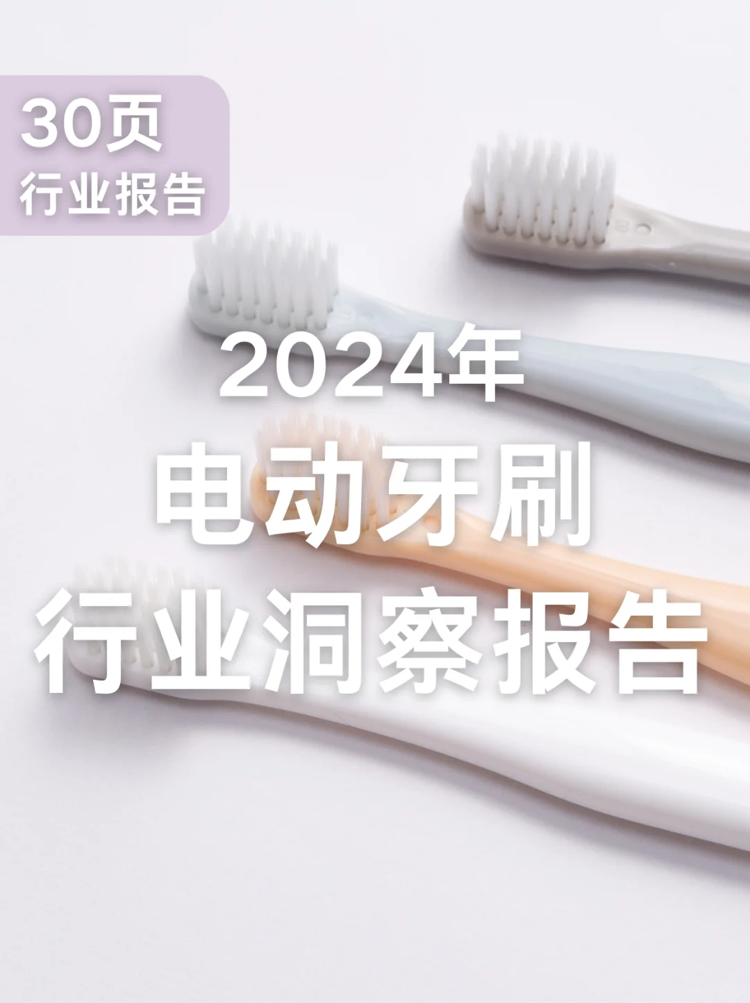 30页行业报告|2024年电动牙刷行业洞察报告