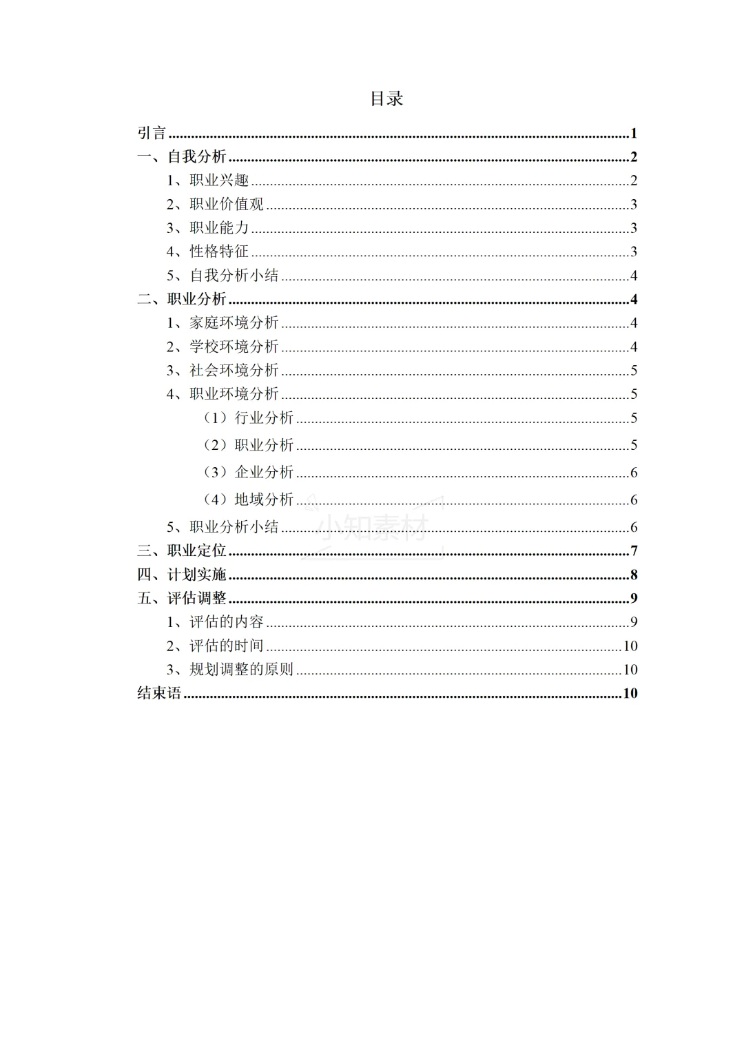 大学生职业生涯规划书精品模板！