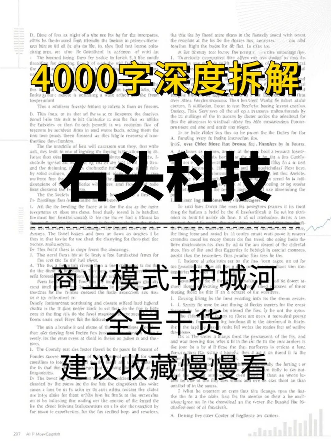 石头科技 4000 字深度研报