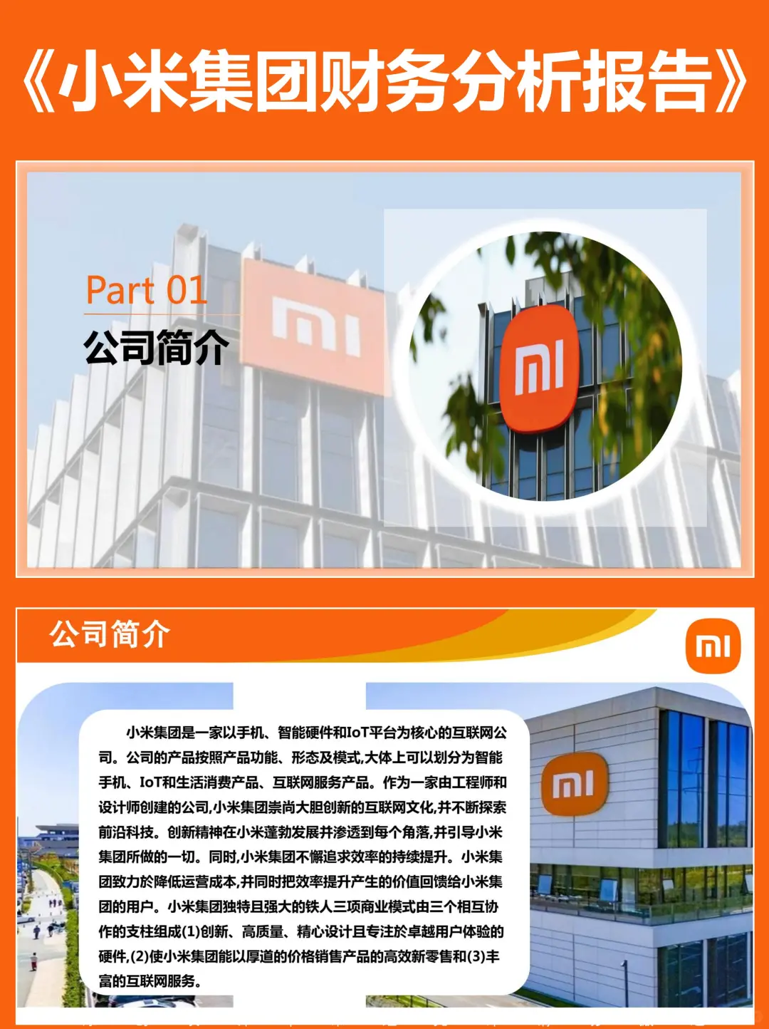 2020-2024小米集团财务报表分析成品PPT案例