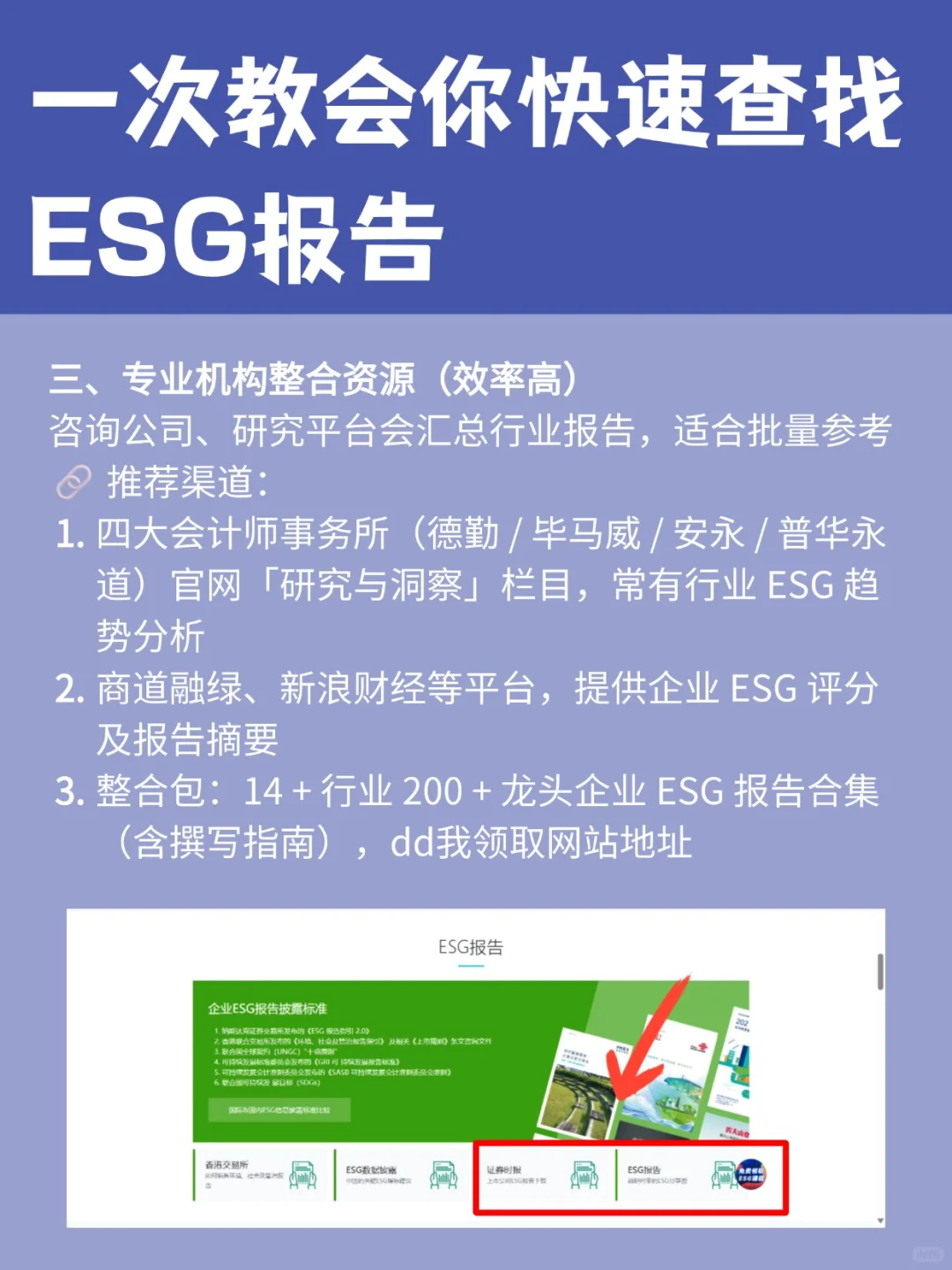 原来你根本不会找ESG报告