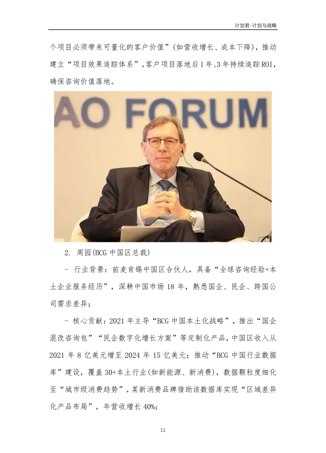 波士顿咨询（BCG）商业计划书