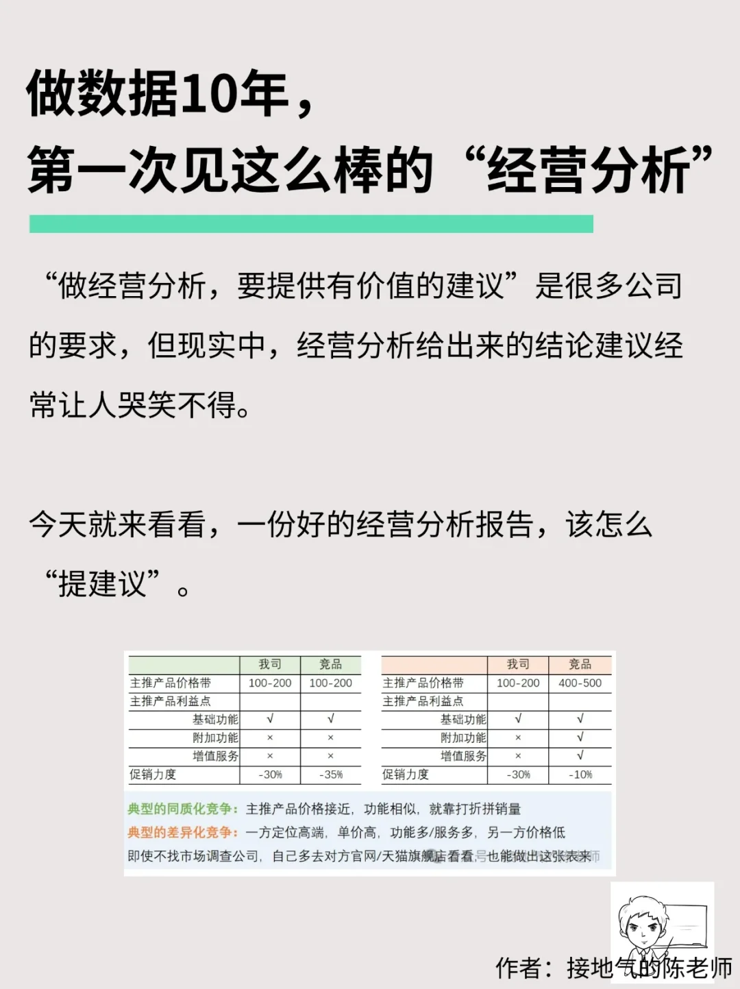 做数据10年， 第一次见这么棒的经营分析