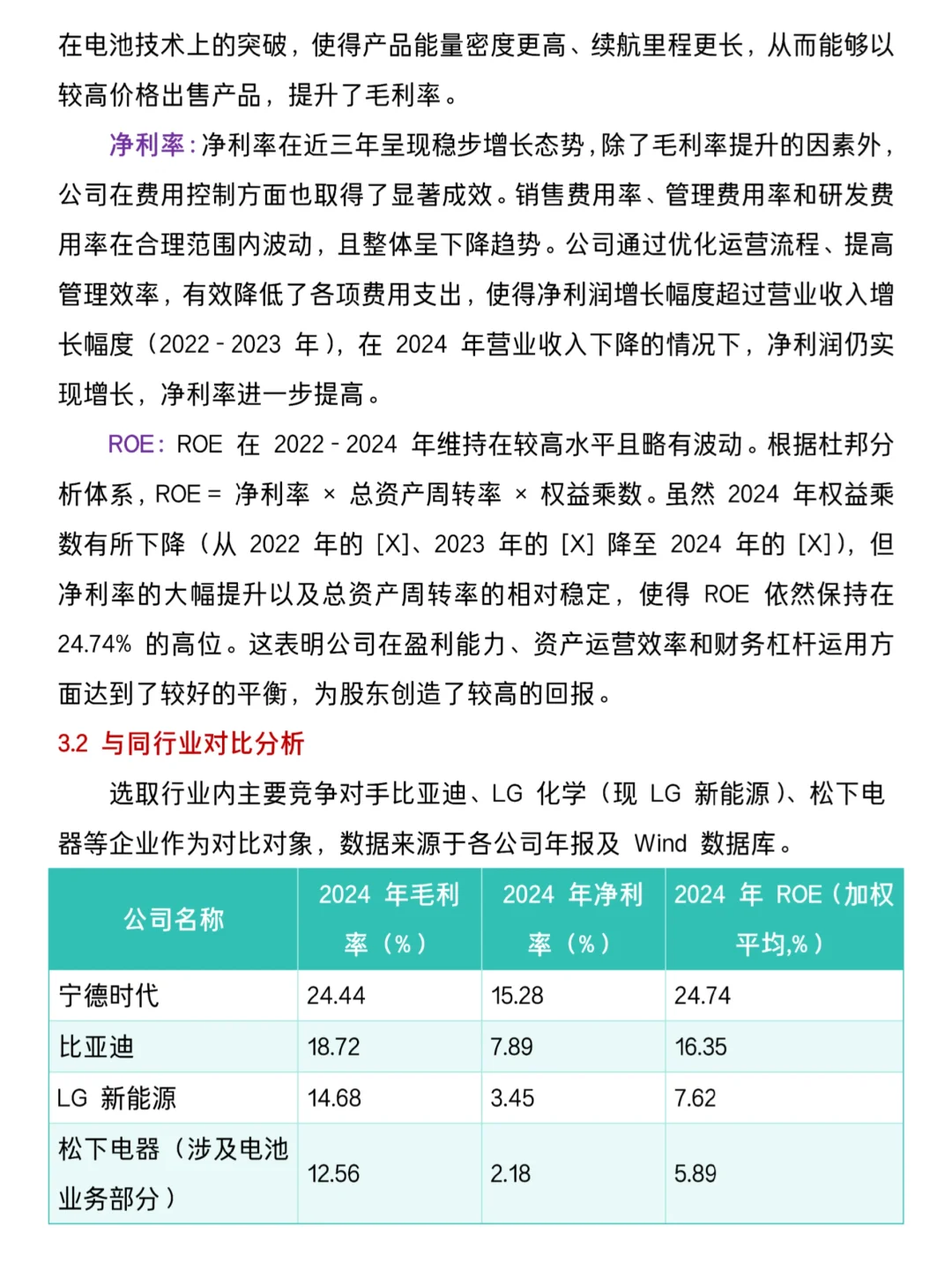 宁德时代财务报告分析已写完🥳🥳