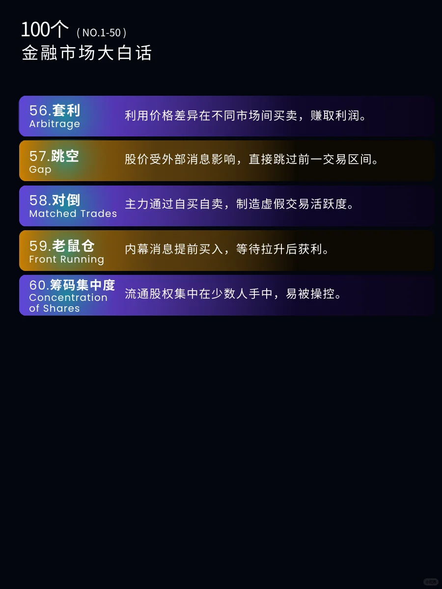 秒懂大白话｜一句话理解股票市场