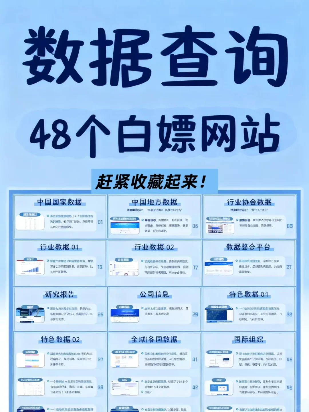 白嫖所有数据资源了！48个国内外数据网站