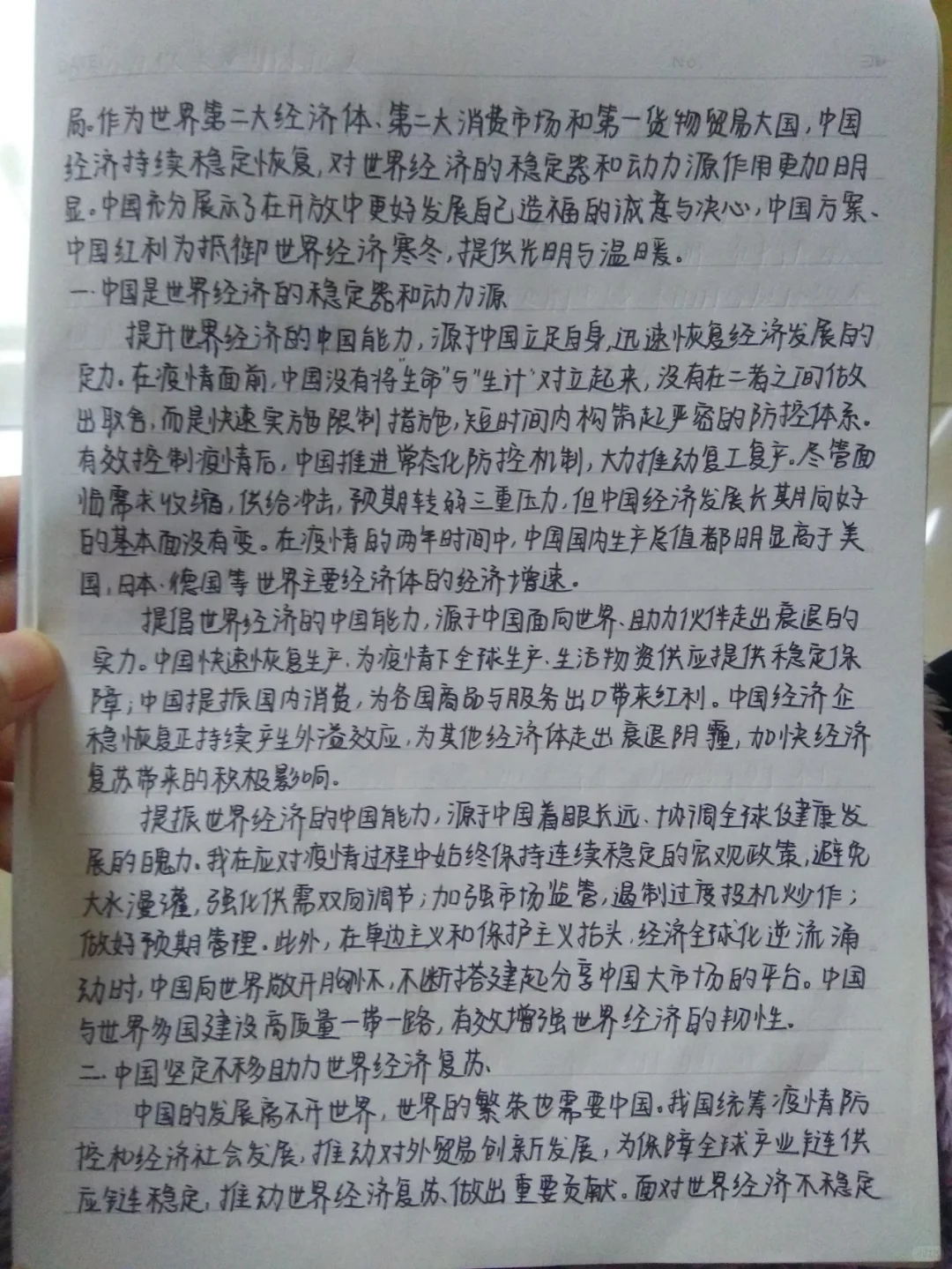 形势与政策论文