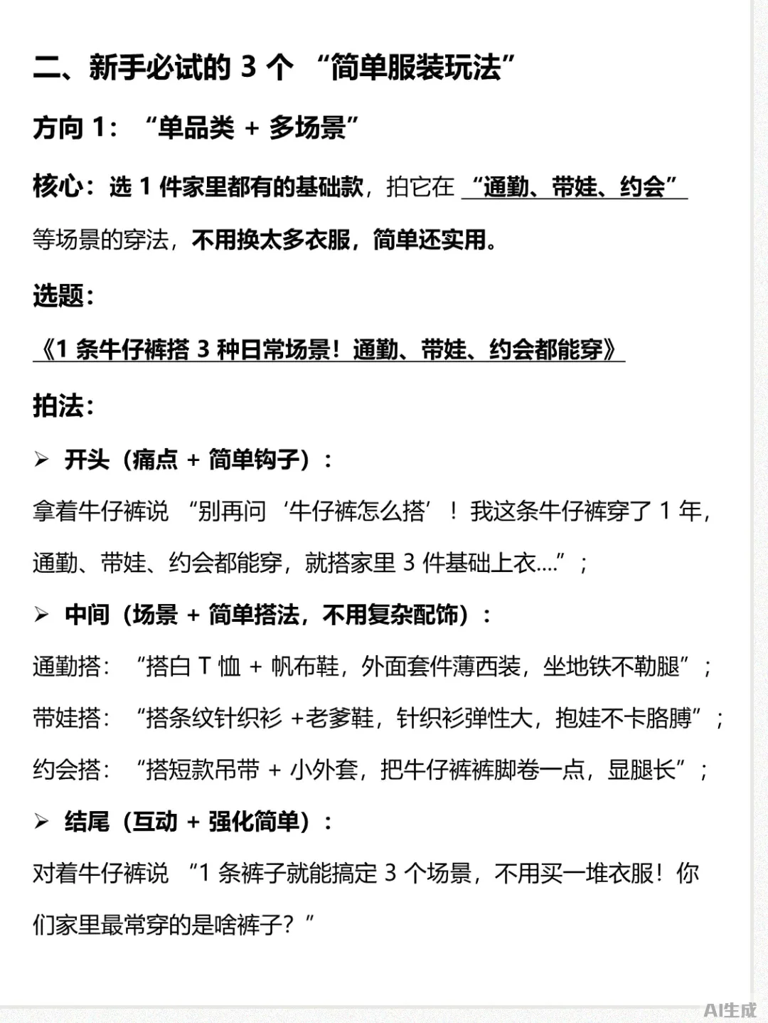 简单服装，竟是暴火的秘密！🔥