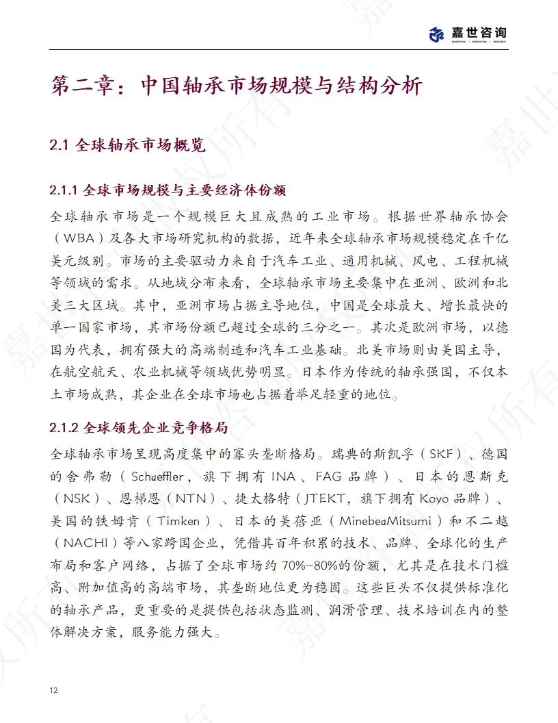 🔧2025 中国轴承行业现状报告