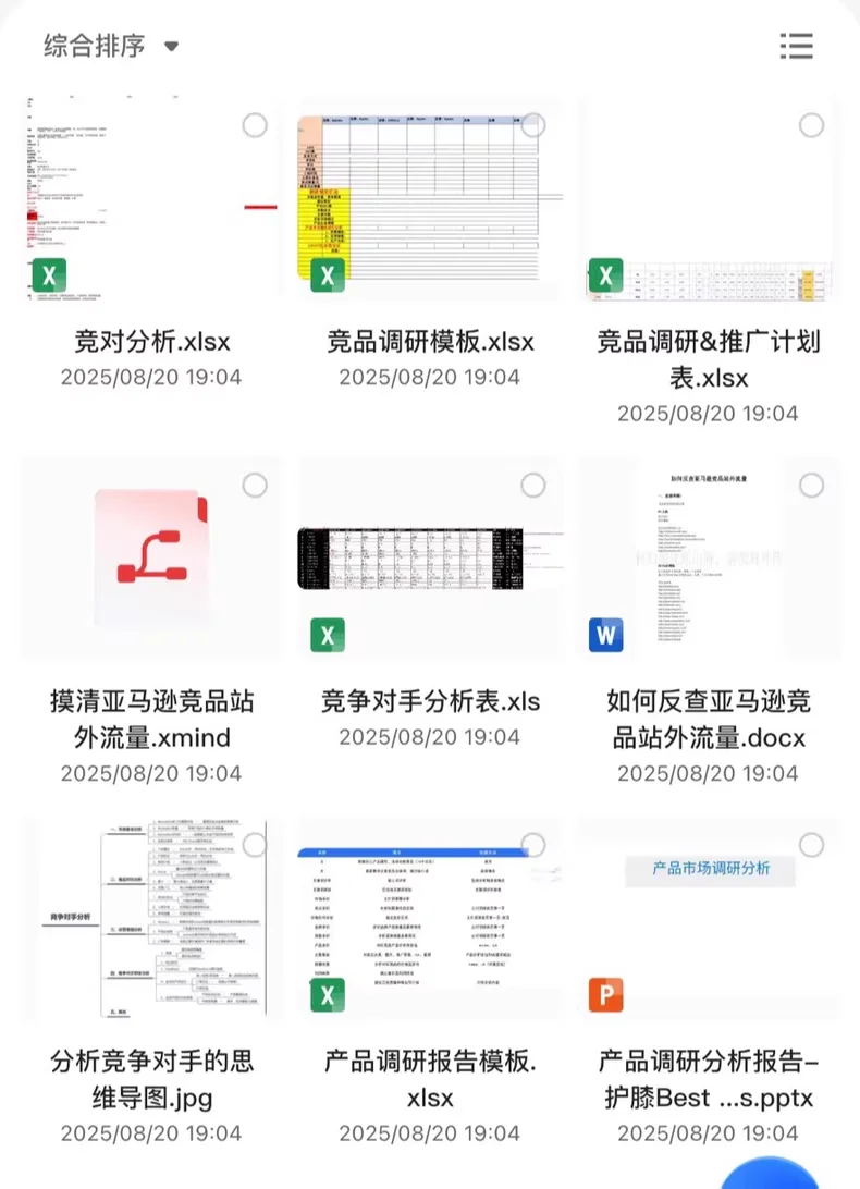 亚马逊产品调研报告模板