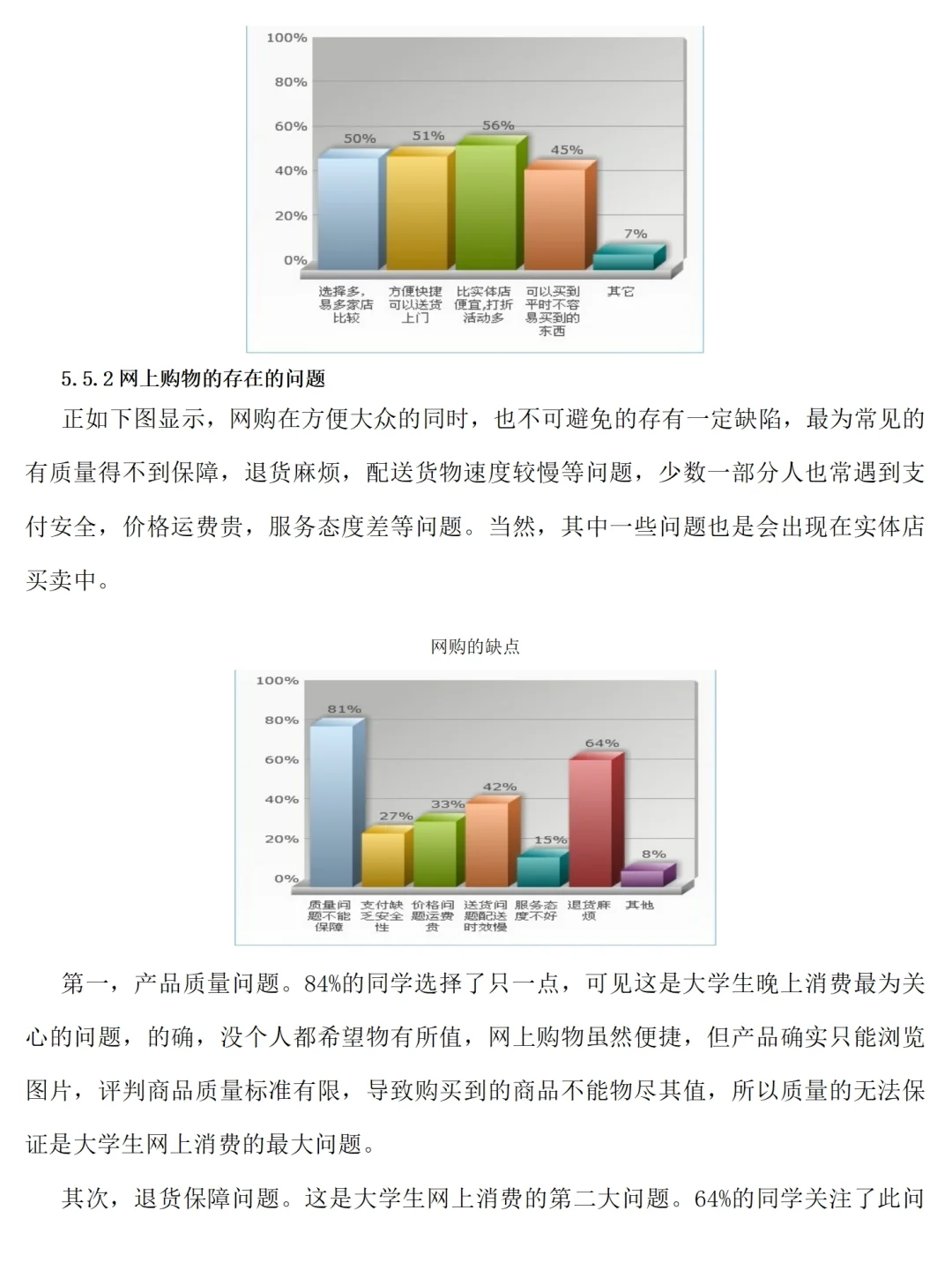 网购消费情况调研报告范文2000字，可参考