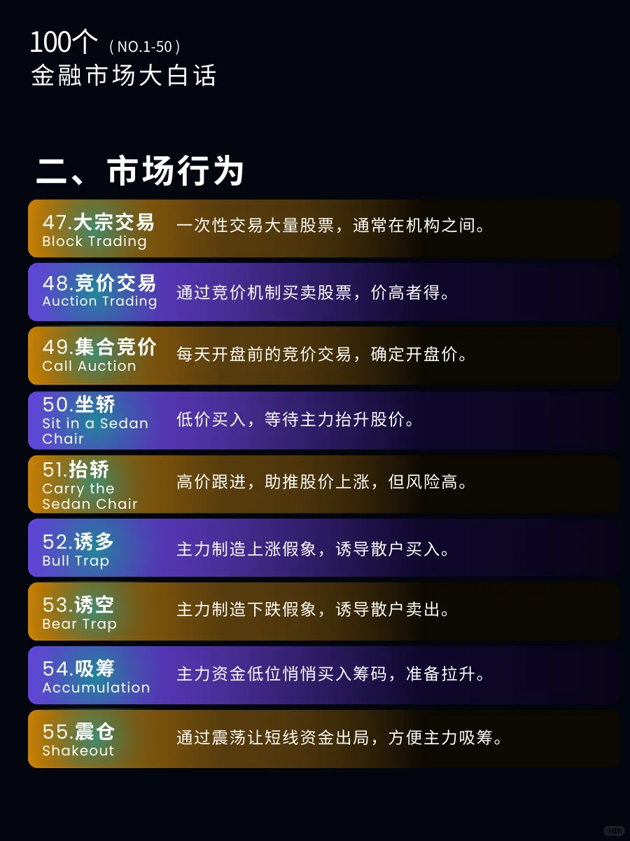 秒懂大白话｜一句话理解股票市场