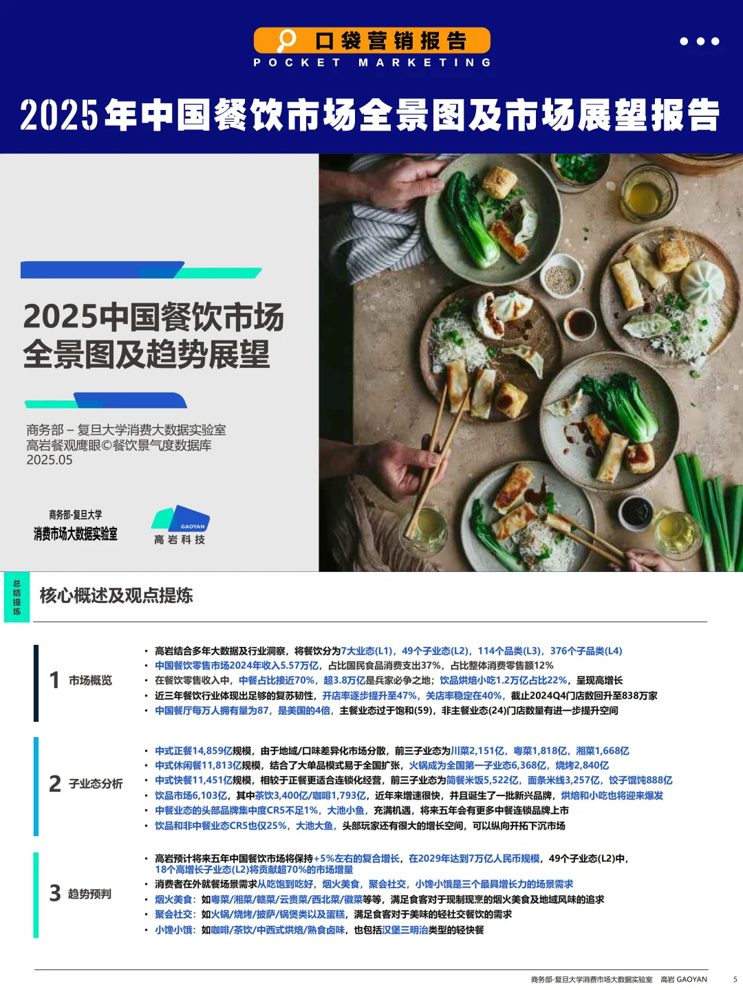 2025餐饮7大趋势：18个高增长赛道曝光
