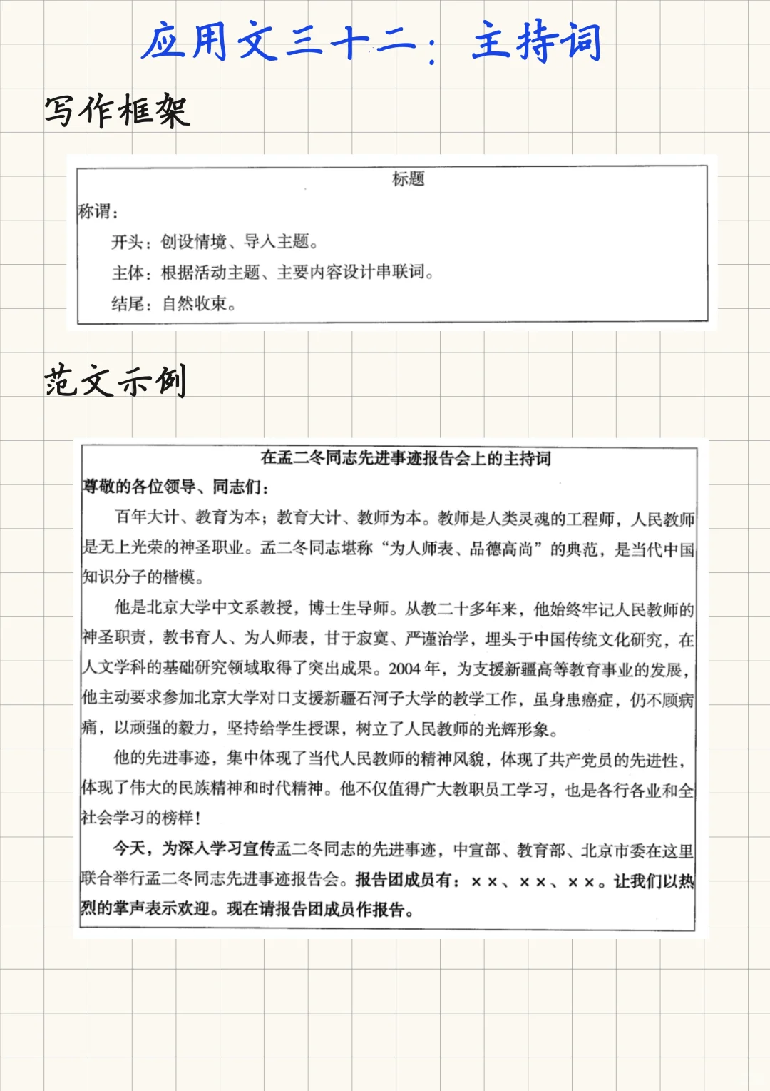 相丽君综应笔记：公文写作考前急救版4