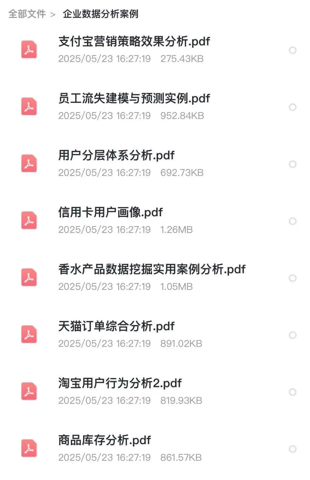 数据分析项目，拿走直接用。