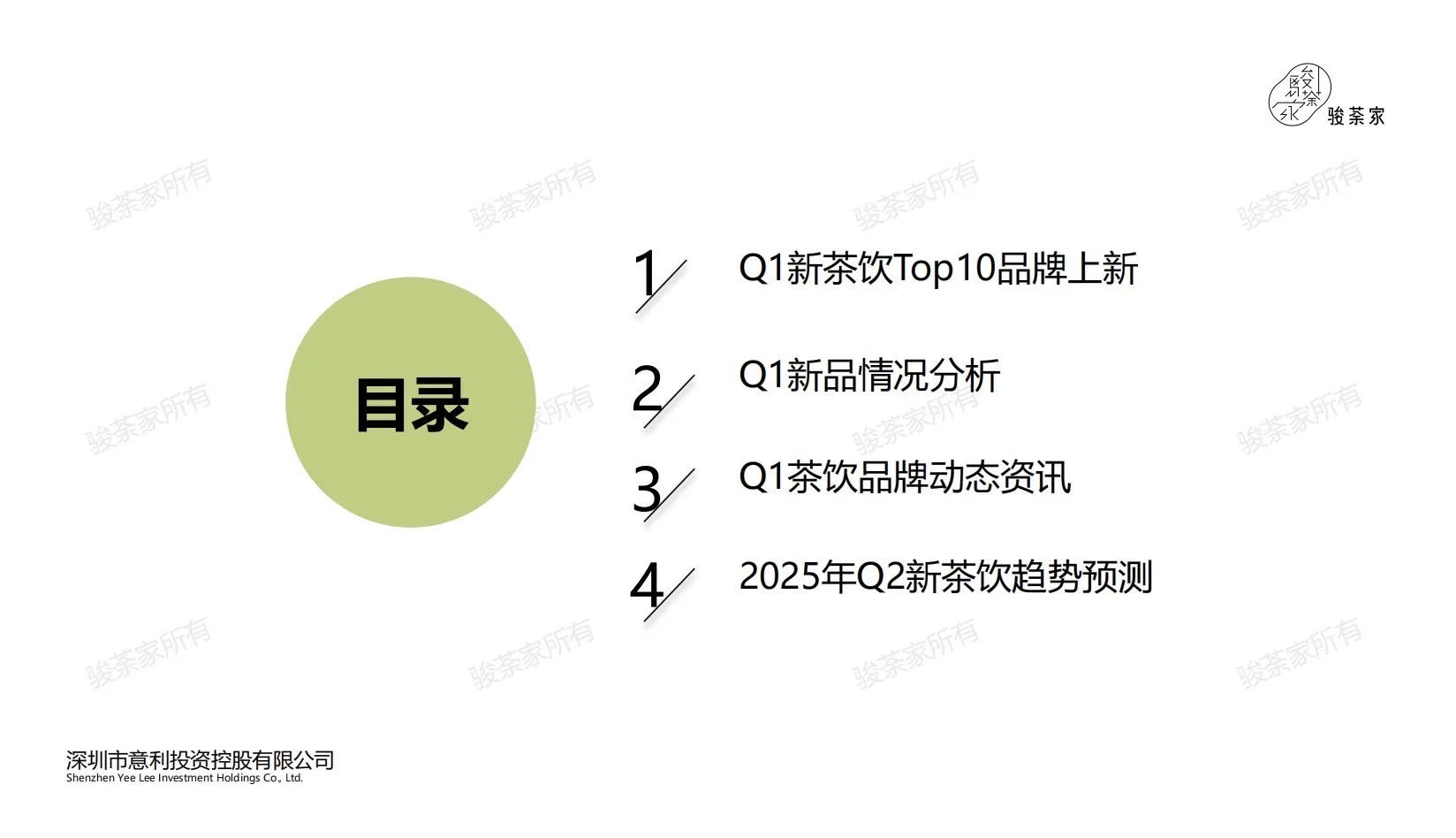 报告分享｜2025年第一季度新茶饮市场报告