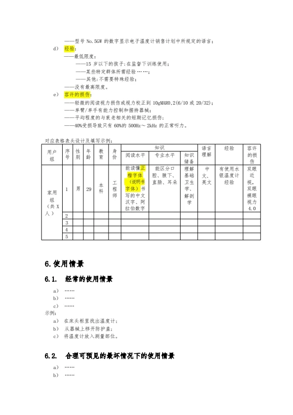 医疗器械可用性确认报告