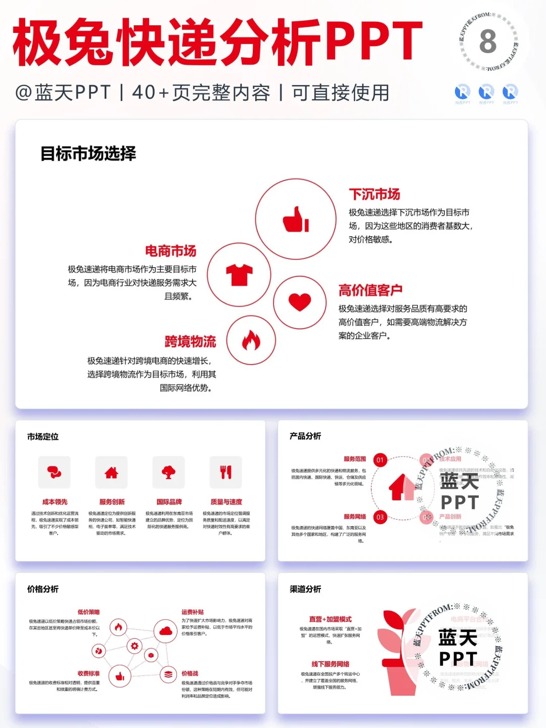 【107】极兔速递战略分析营销策略 SWOT PPT
