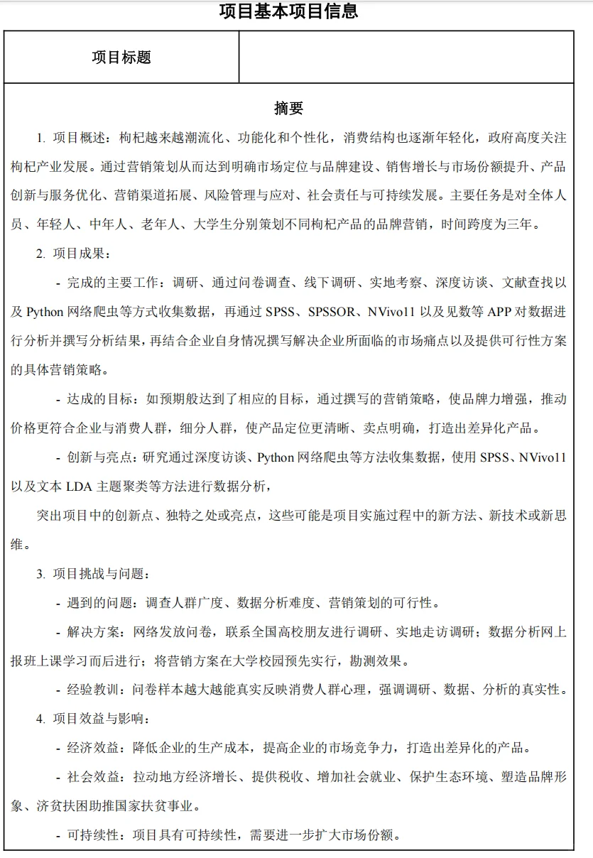 商赛优秀作品分享