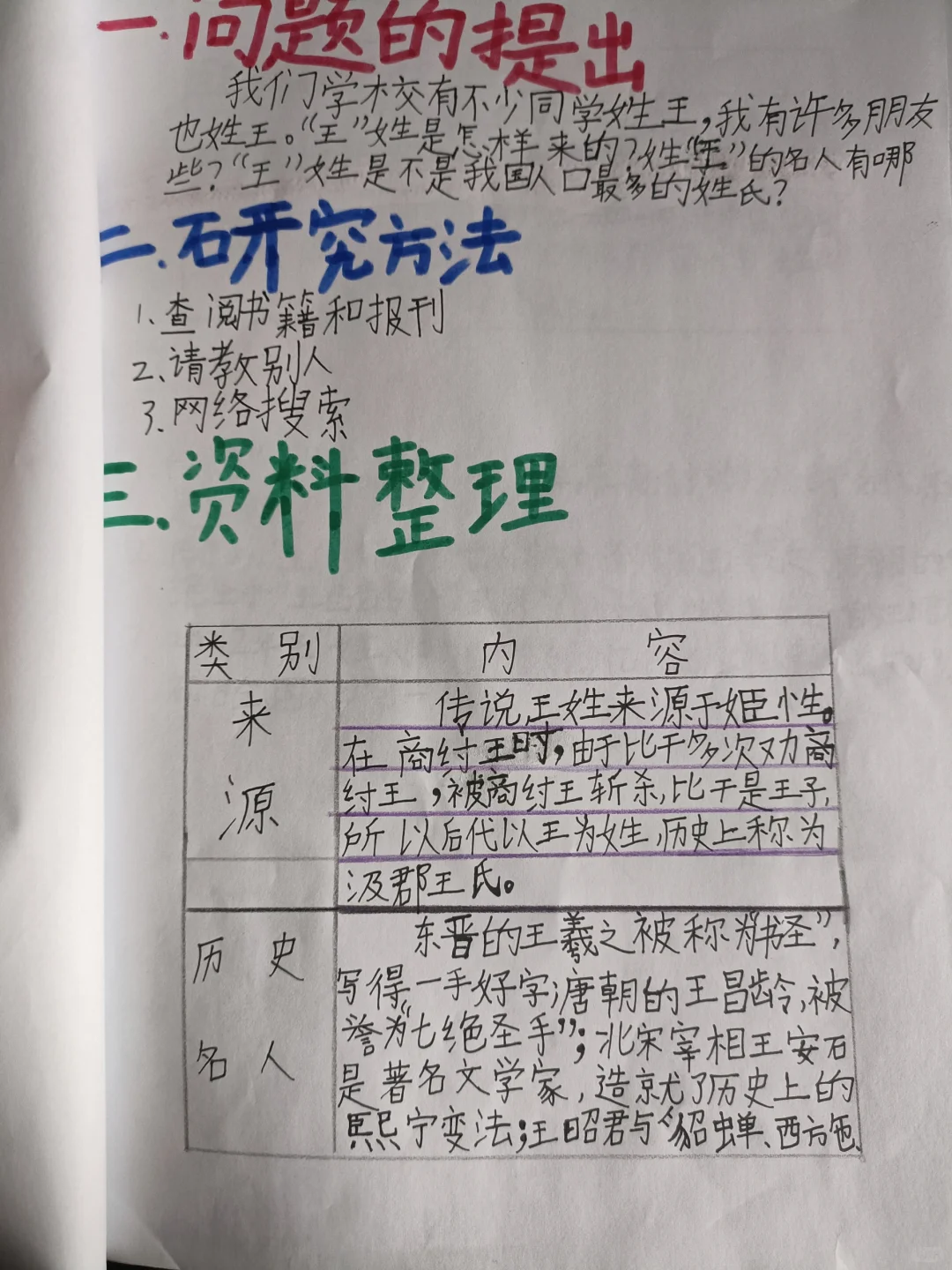 五年级下册关于汉字的研究性报告一