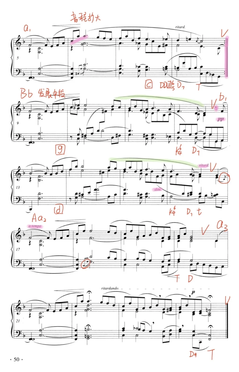曲式分析文字报告模版分享~
