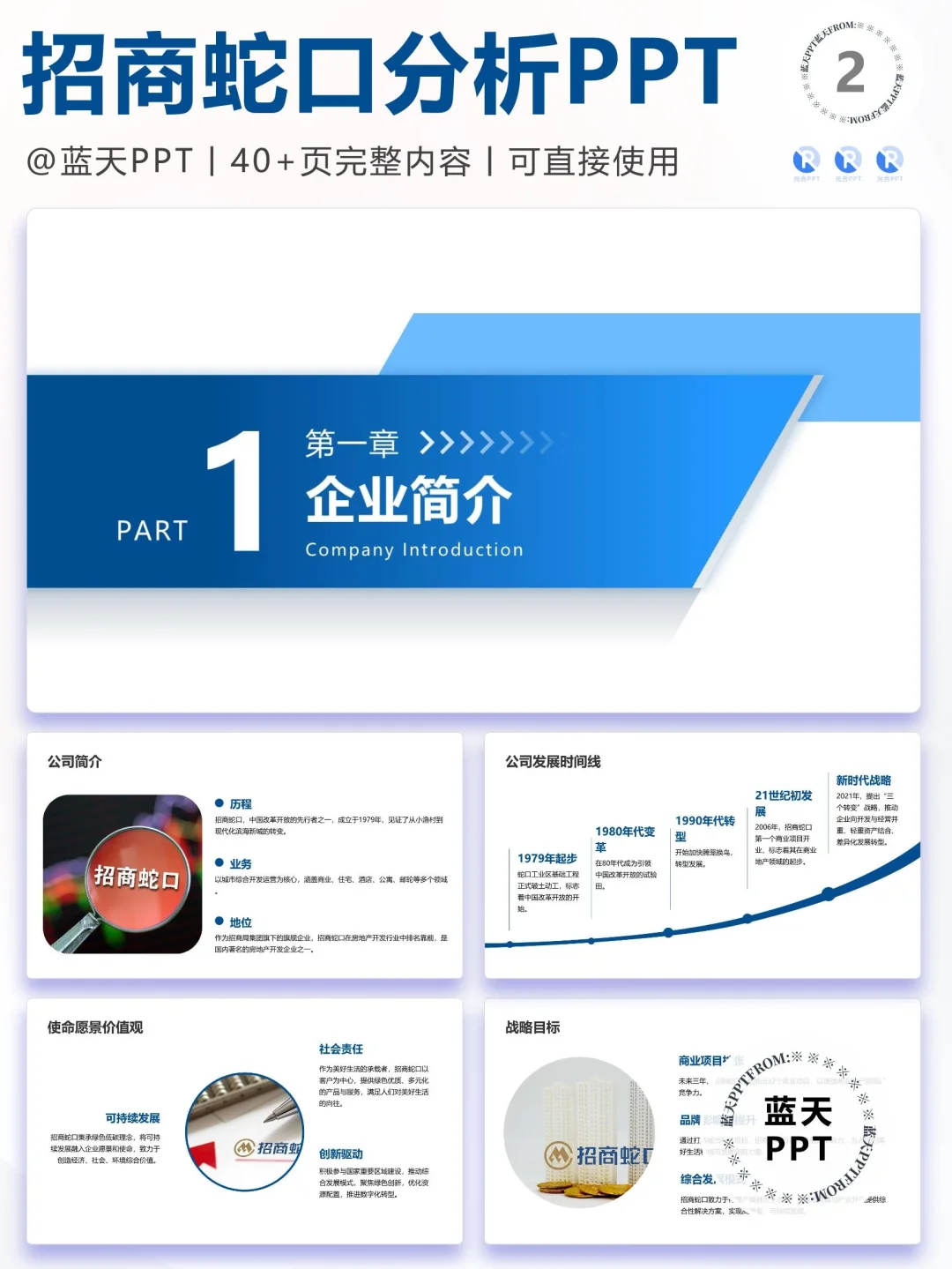 【071】招商蛇口战略分析营销策略 SWOT PPT
