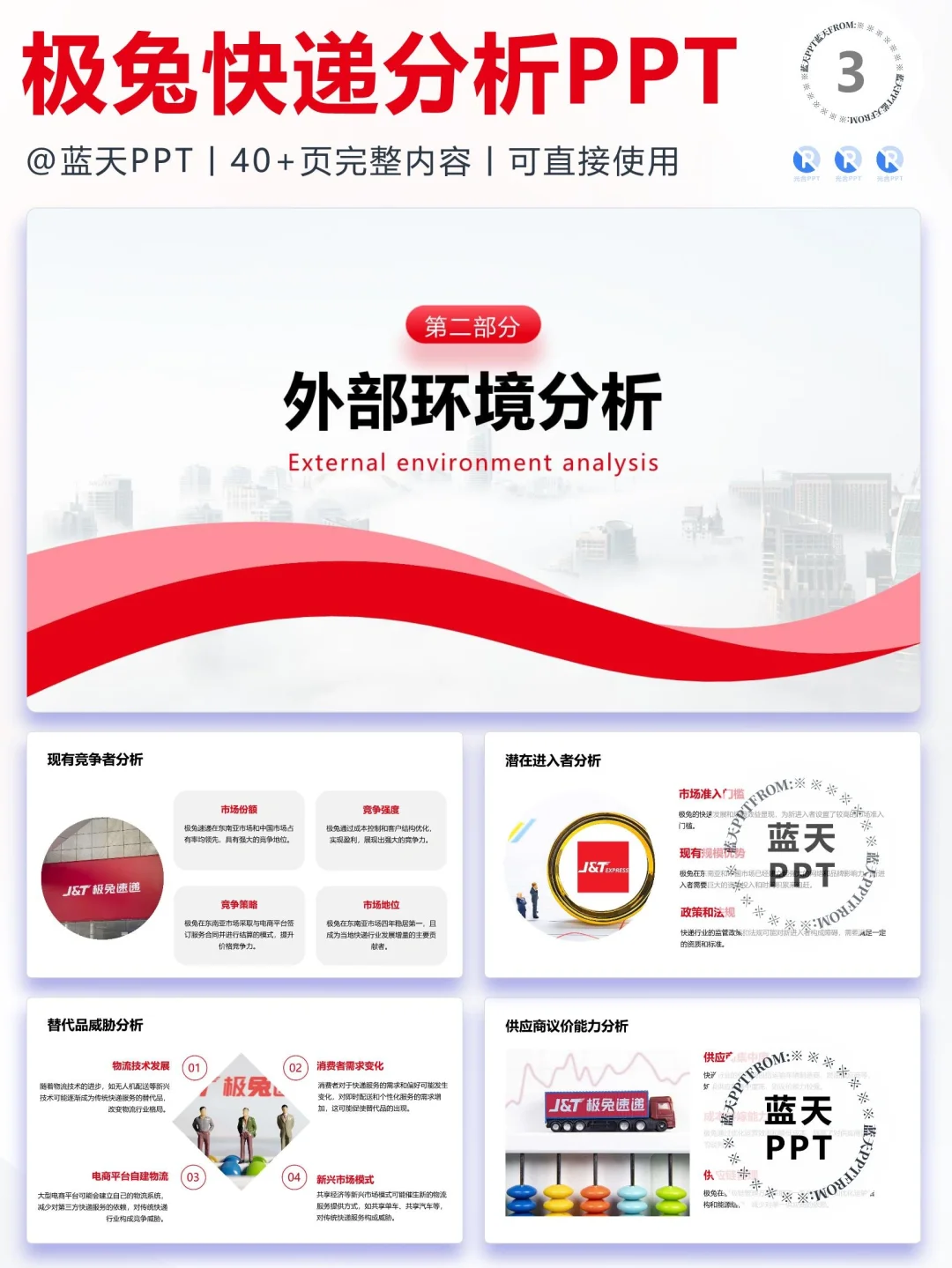 【107】极兔速递战略分析营销策略 SWOT PPT