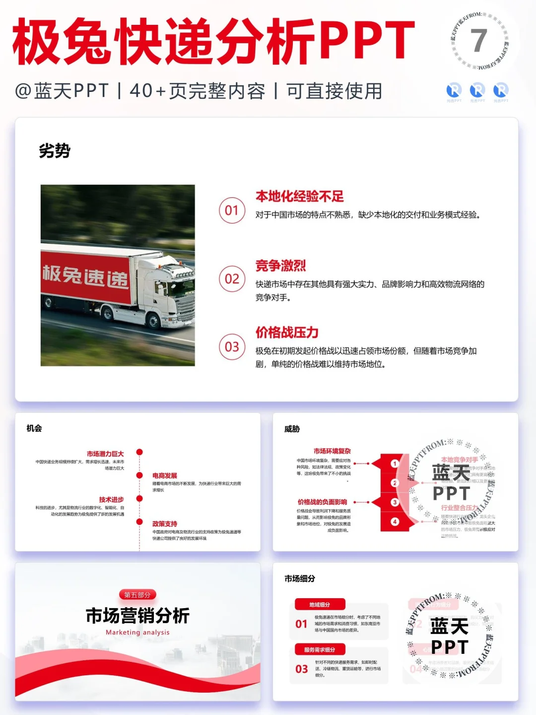 【107】极兔速递战略分析营销策略 SWOT PPT
