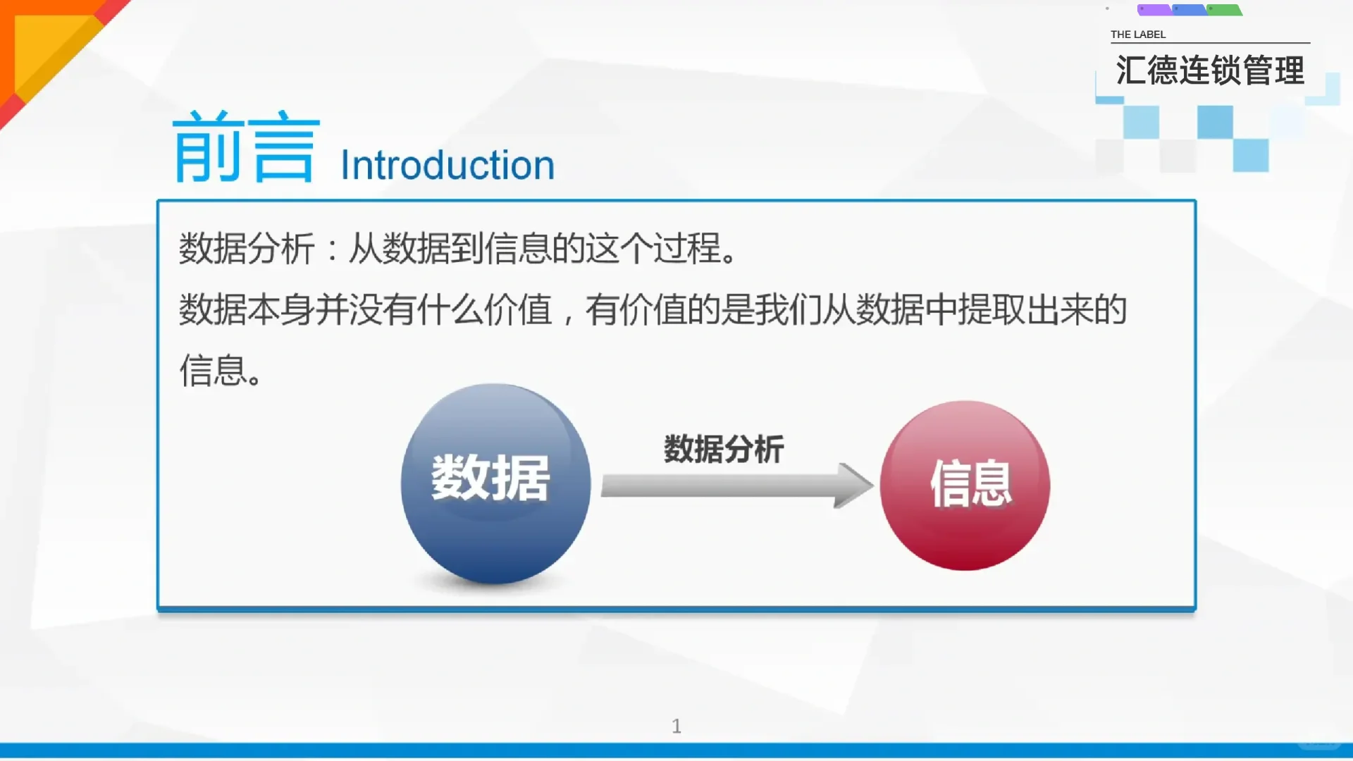 连锁门店数据化分析