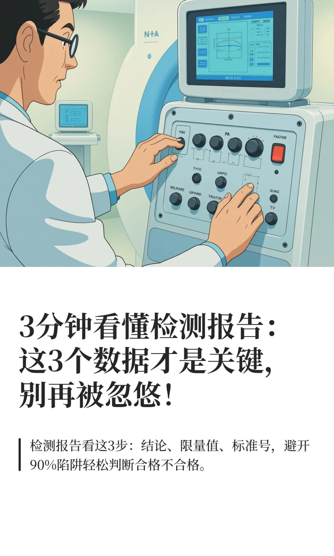 3分钟看懂检测报告：这3个数据才是关键，别