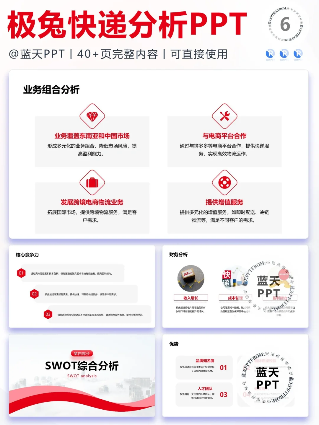 【107】极兔速递战略分析营销策略 SWOT PPT