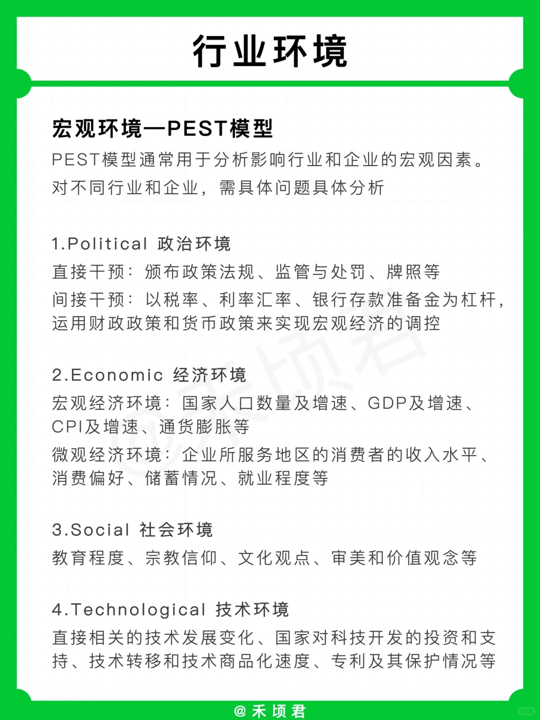行业研究框架 如何快速了解一个行业❓