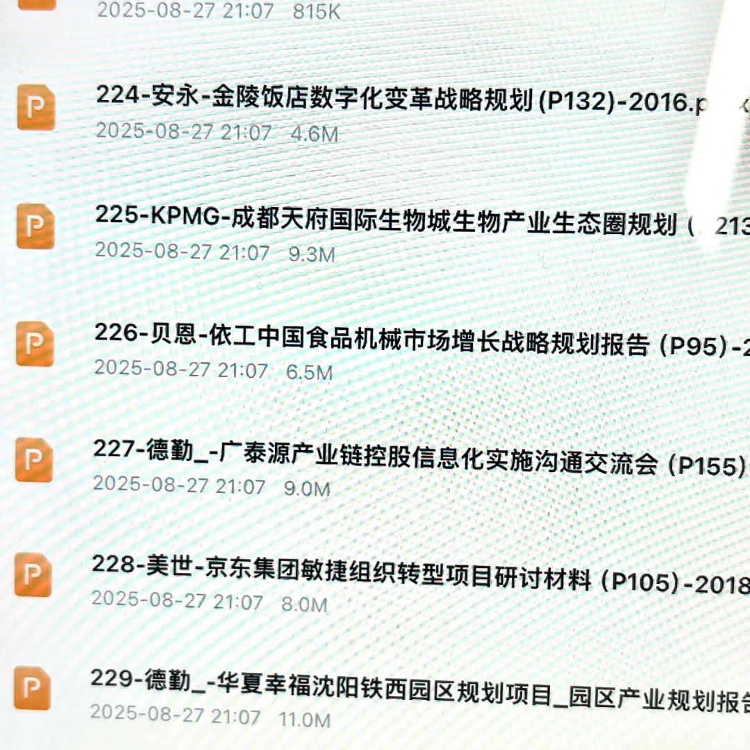 管理咨询行业近年精品真实项目报告deck（700