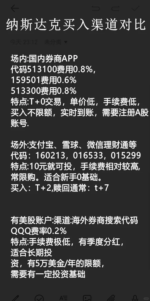 吐血整理！你们常问的纳斯达克投资问题