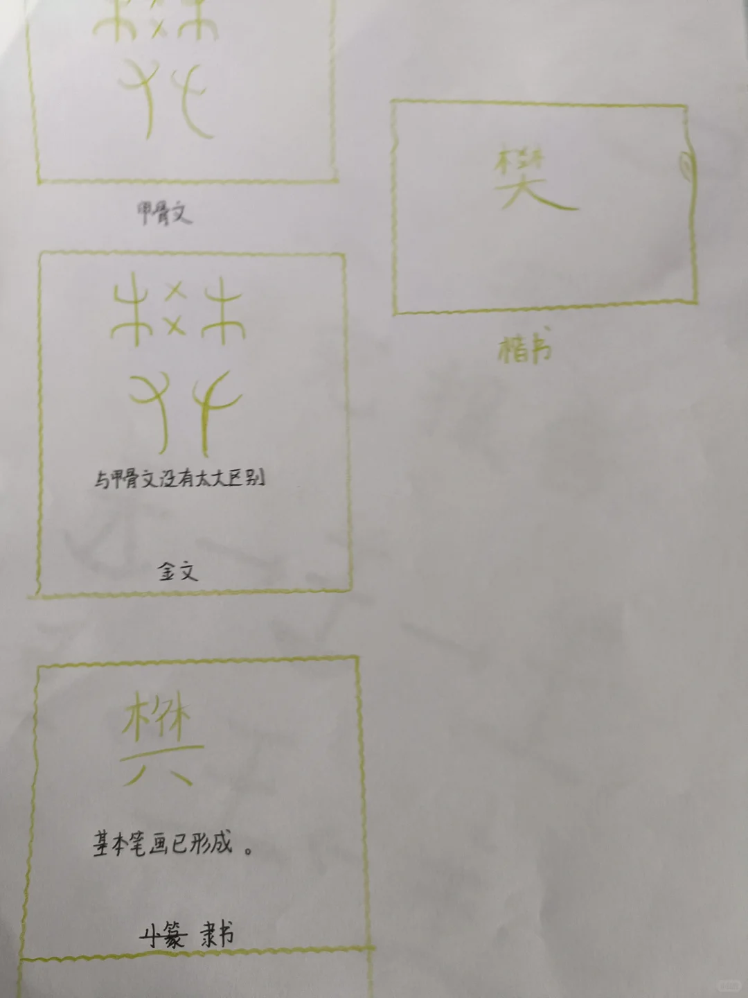 五年级下册关于汉字的研究性报告一