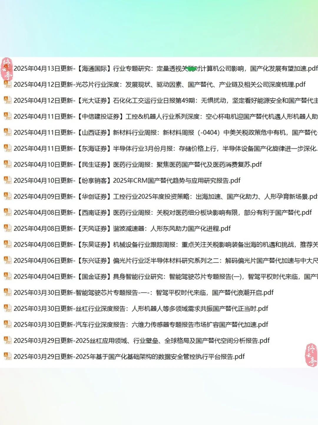 2025国产化替代行业研究报告📊