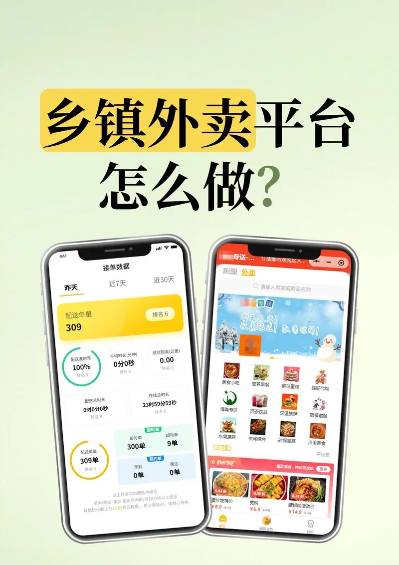 乡镇外卖怎么做？从市场调研到搭建方案