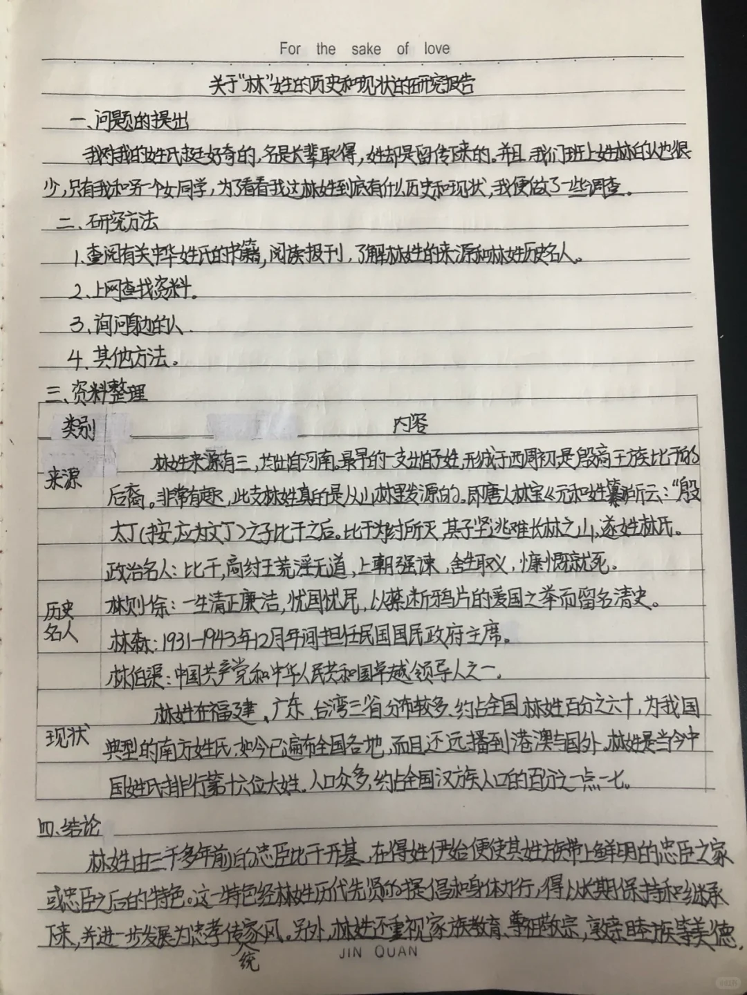 五下第三单元 研究报告 第二波～
