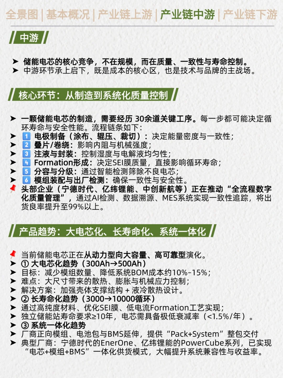 一天吃透产业链No.44：储能电芯